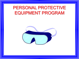 Personal Protective Equipment Program