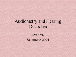 The Evolution of Audiology