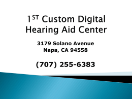 1ST Custom Digital Hearing Aid Center