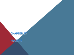 Chapter 17 Hygiene