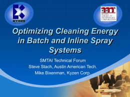 SMTAI Technical Forum Cleaning Optimization 9-22-04 - AAT
