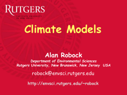 ClimateModels2x - Alan Robock