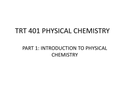 trt 408 physical chemistry