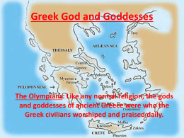 Greek God and Goddesses