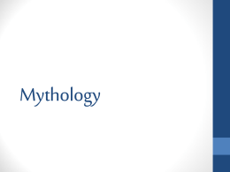 Mythology - Mrs. Alana Haughaboo
