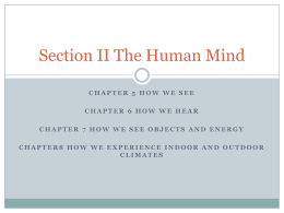 Section II The Human Mind
