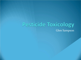 Pesticide Toxicology - Plant Health Atlantic