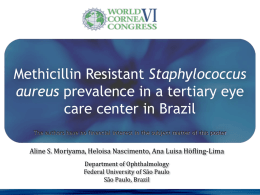 Methicillin Resistant Staphylococcus aureus prevalence in