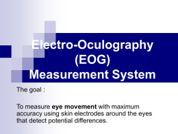 Electro-Oculography (EOG) Measurement System