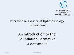 International Council of Ophthalmology (ICO)