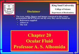 Chapter 20 (Ocular Fluid).