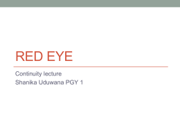 Red Eye 4/10/12 Continuity Lecture