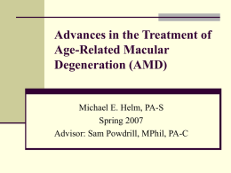 Advances in the Treatment of Age-Related Macular Degeneration