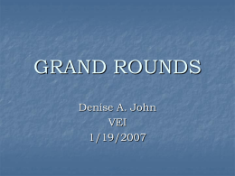 grand rounds - Vanderbilt University Medical Center