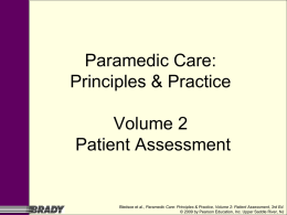 Paramedic Care: Principles & Practice Volume 2