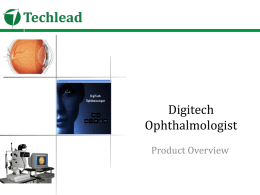 Digitech Ophthalmologists (ppsx)
