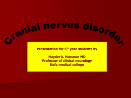 2-cranial nerve 2013disorder.ppsx