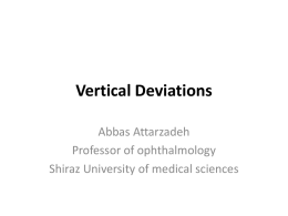 Vertical Deviations