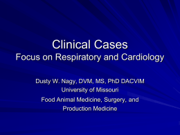 Clinical Cases Focus on Respiratory and Cardiology