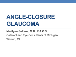 angle closure glaucoma - Optometrist Continuing Education | Dr