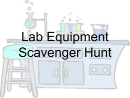 Lab Equipment Power Point