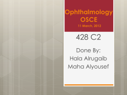 428 C2 Ophtha OSCEx