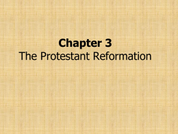 Overall Review of Reformation PPT