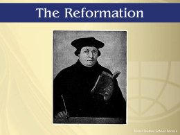 The Reformation - Social Studies School Service