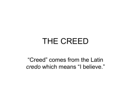 THE CREED