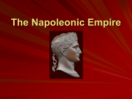 The Napoleonic Empire