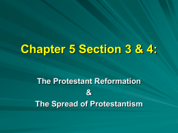 Chapter 5 Section 3 & 4: