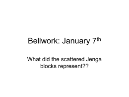 Bellwork: January 7th
