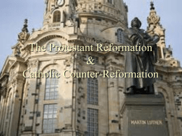 The Catholic Reformation