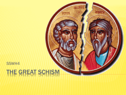 The Great Schism Power Point