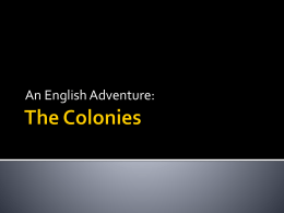 The Coloniesx