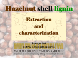 Hazelnut shell lignin