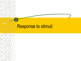 Response to stimuli