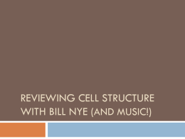 Bill Nye Reviews Cells