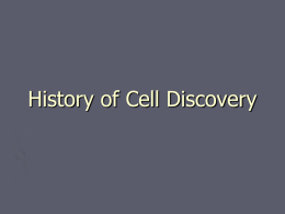 Cell Theory Powerpoint (covered in class on 11/3/15)