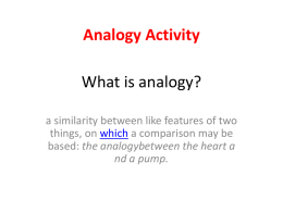 What is analogy? - Hey-Biology