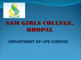 Animal Cell - SAM Girls College