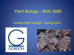 Introductory Biology I * BIOL 1111