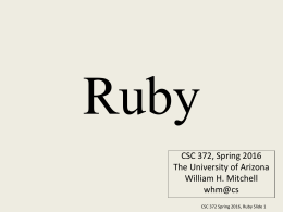 rubyx - University of Arizona