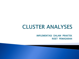 Cluster Analyses