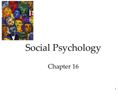 PP for Chapter 16 - Thomas County Schools