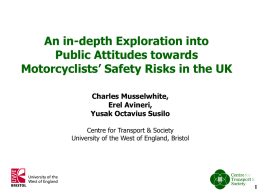 An in-depth exploration into public attitudes towards motorcyclist risk