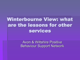 Winterbourne View: what are the lessons for other services