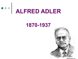ALFRED ADLER - Mr. Chiorian