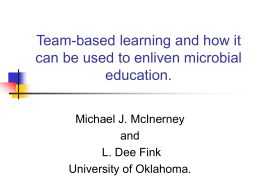 Use of team-based learning to enhance learning in microbiology