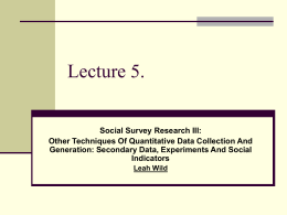 Lecture 5. - University of Bath